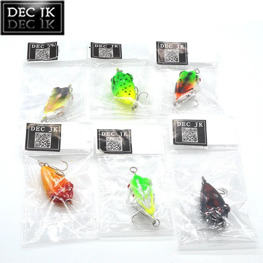 1PCS Sea Artificial Fake Baits Trolling Poper Frog Hard Lures For Fishing Supplies Swimbait Pike Jerkbait Laser Bait Topwater