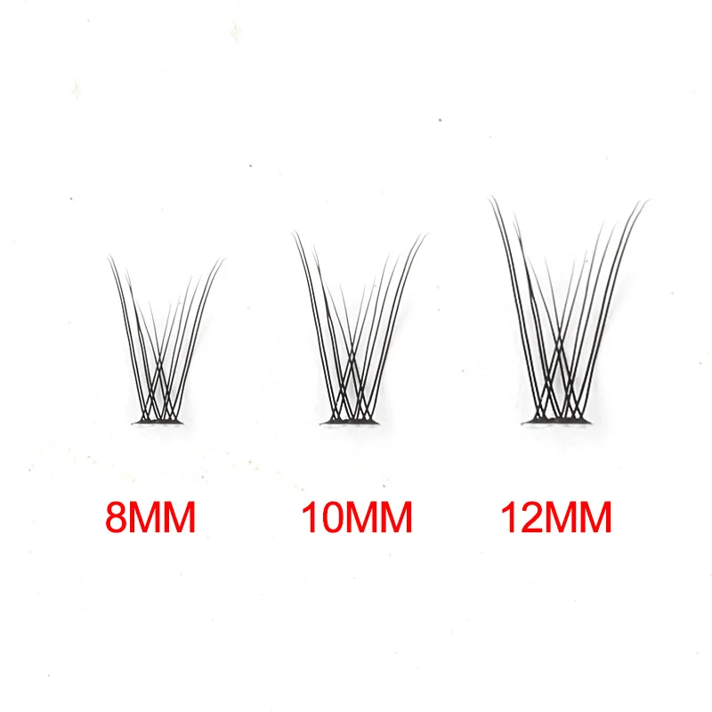 SHIDISHANGPIN Extensiones de Pestañas Individuales Naturales Largas, Racimos de Pestañas de Volumen Ruso, Paquete de Maquillaje de Cilios Postizos 2