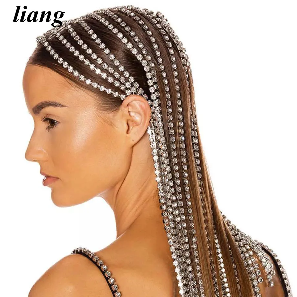 Strass Haarspeld Mode Hoofdband Haar Accessoires Bruiloft Accessoires Haar Clips Tiara Обруч Для Волос Украшения Для Волос