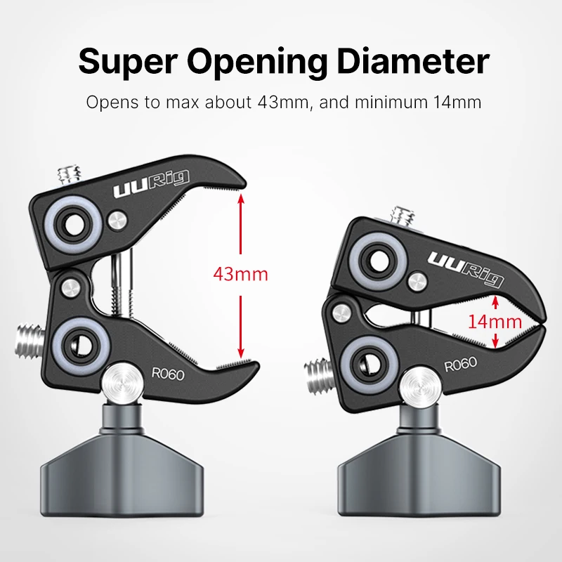 UURig R060 Super Clamp With 1/4