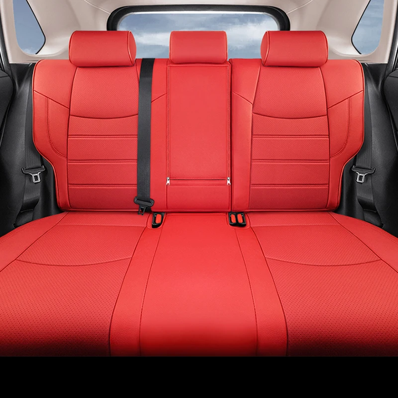 Custom Fit PVC Leather Covers Car Seats for Ford RANGER 2018 2017 2016 2020 2021 Automobile Seat Covers Car Cushions 10PCS/Sets