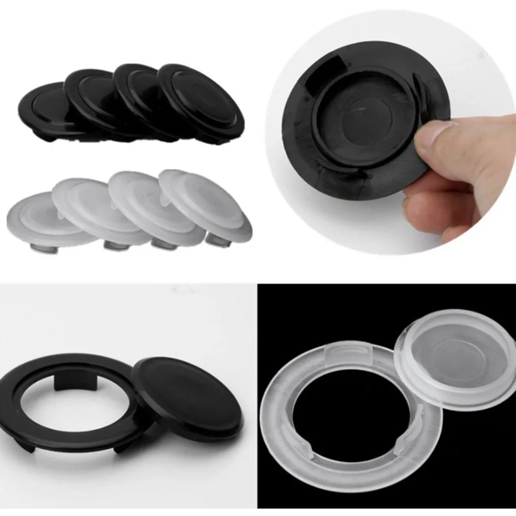 1pc Umbrella Hole Ring Plug Patio Garden Table Parasol Umbrella Hole Ring Cap Set Plug 2 Inch Plastic Black