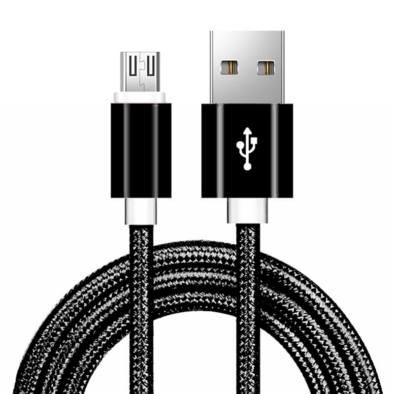 Micro USB Charging Cable for iPhone XR XS Samsung S6 S7 Edge Huawei P8 Mate 7 8 Honor 6 7 7C 7X 8X 9i OPPO R11 R15 Redmi 10A 12C