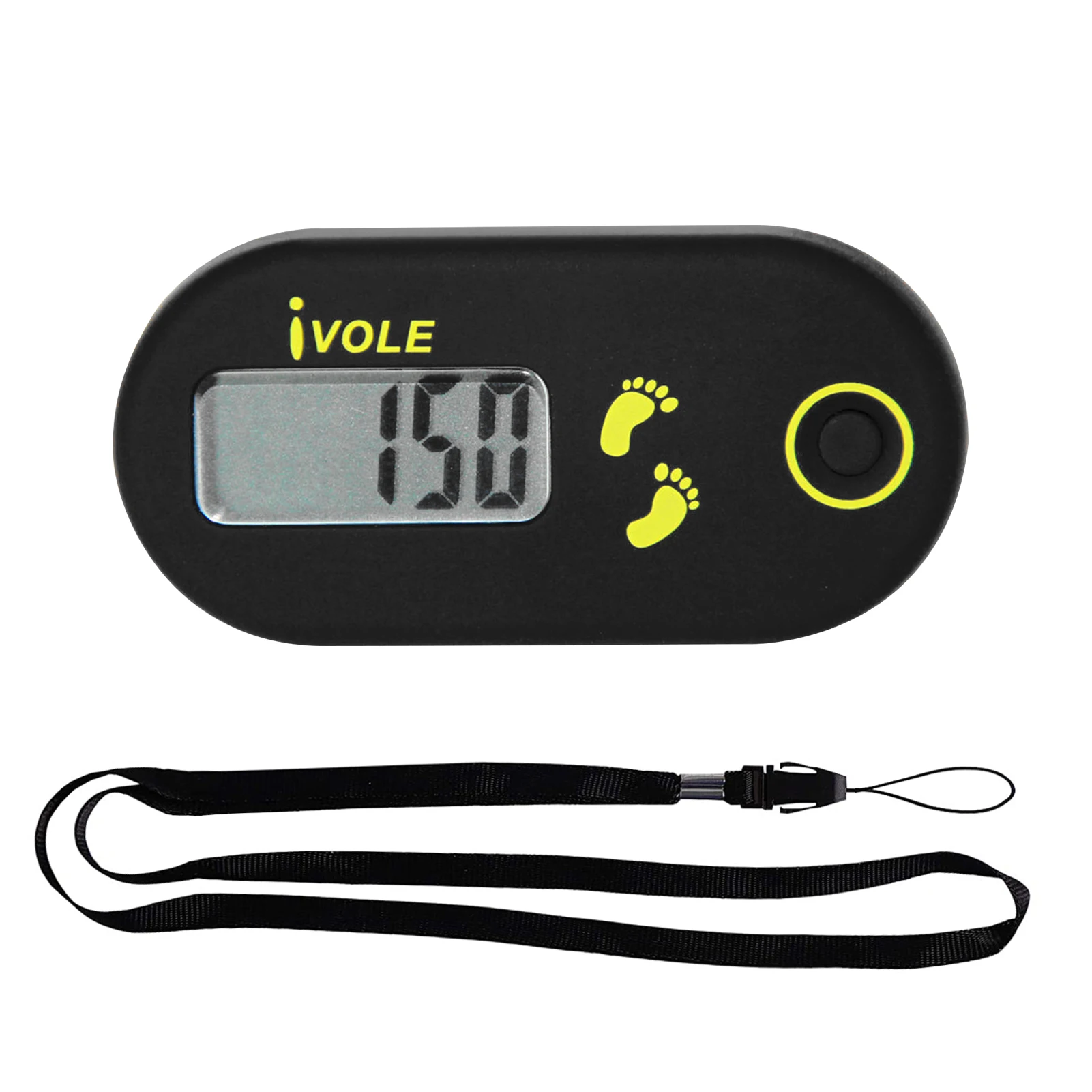 Mini Pedometer With Clip Portable Walking Pedometer Liquid Crystal Display Calorie Counter For Fitness Outdoor Sport Equipment