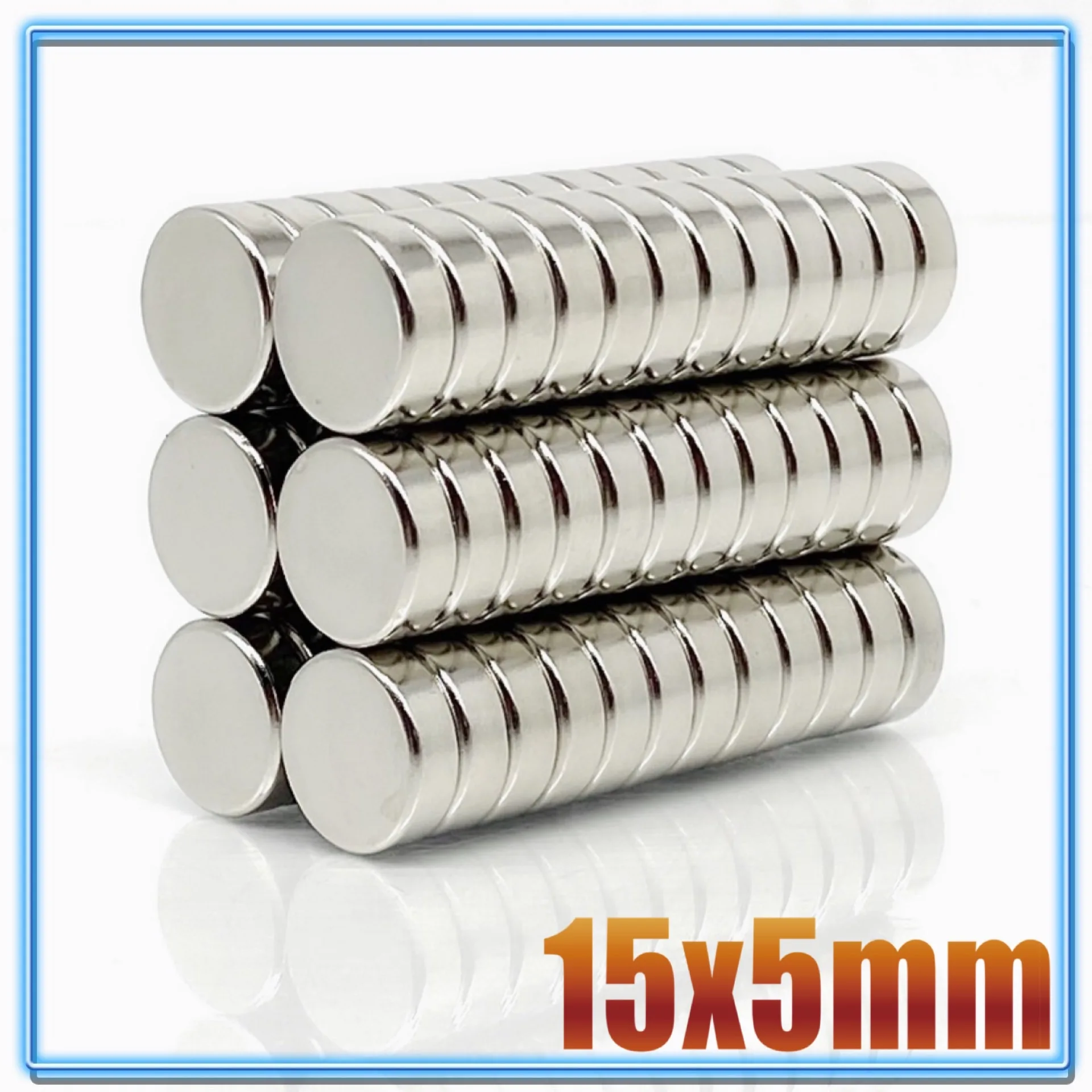 2-200Pcs 15x5 Neodymium Magnet 15mm x 5mm N35 NdFeB Round Super Powerful Strong Permanent Magnetic imanes Disc 15x5 mm