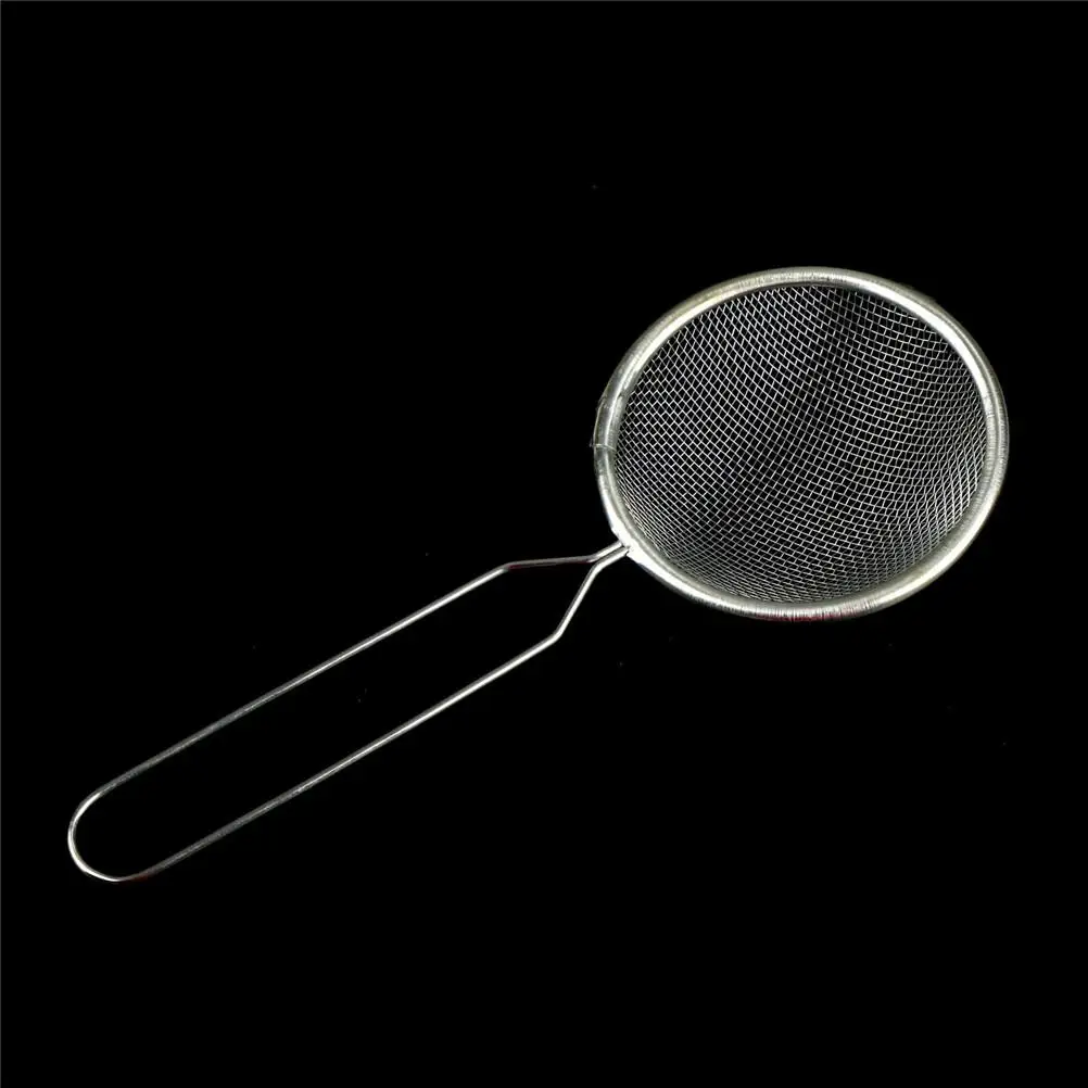 Fine Mesh Wire Oil strainer colander Spoon Strainer Flour Colander Sieve Sifter Kitchen Cooking Tool