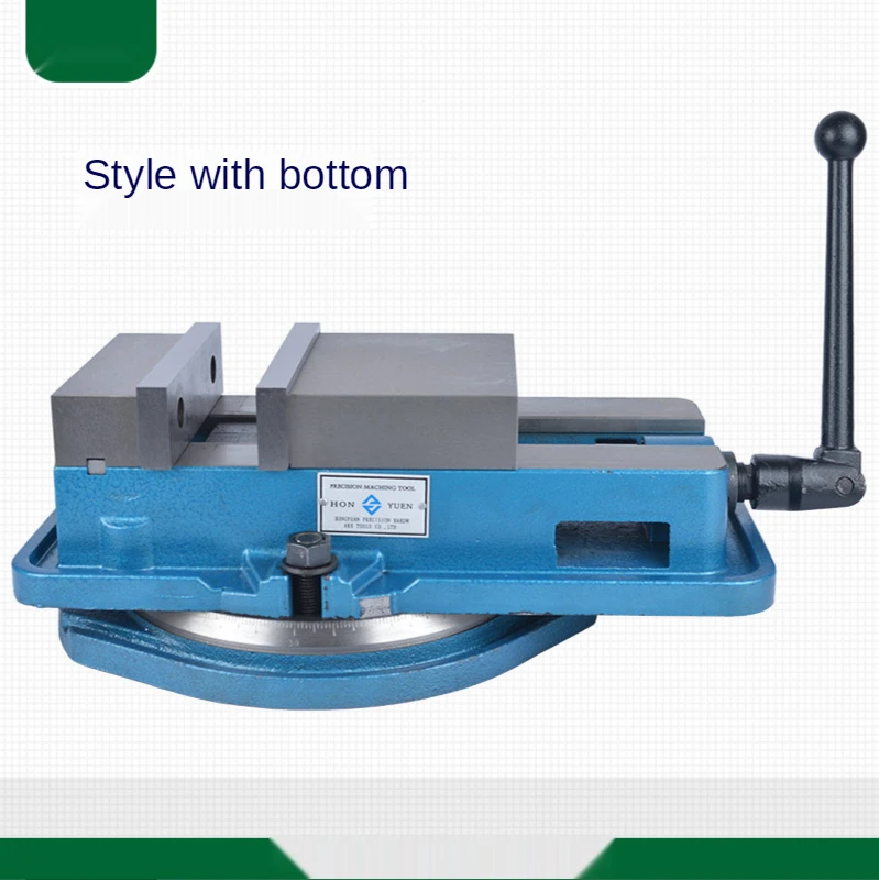 3-Inch High-Precision Angle-Fixed Heavy-Duty Machine Vise for Milling Machine with Bottom Flat-Nose Pliers