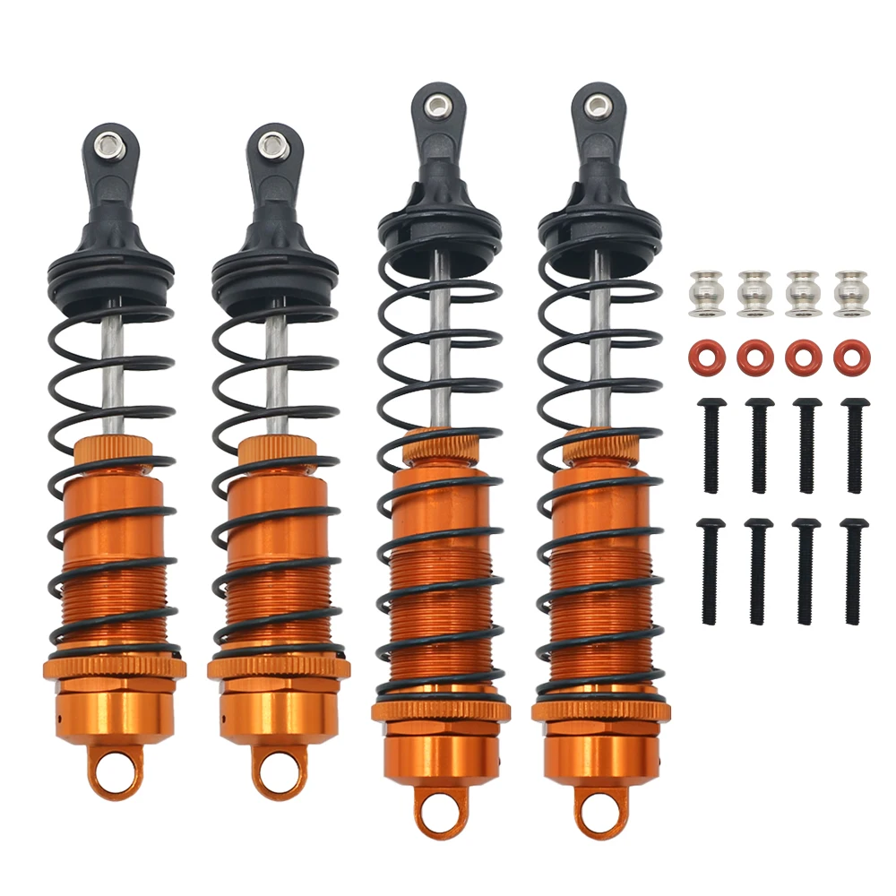 2/4 machined full alloy front/rear damper shock absorber oil filled type for  1-10 ARRMA 4s for Outcast&Kraton