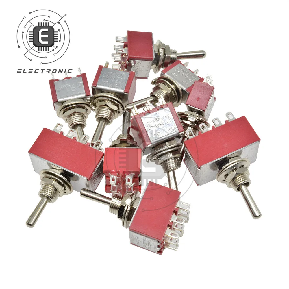 MTS-102/103/202/203/302/303/402/403/123/223/sono disponibili diversi tipi di interruttori a levetta in miniatura