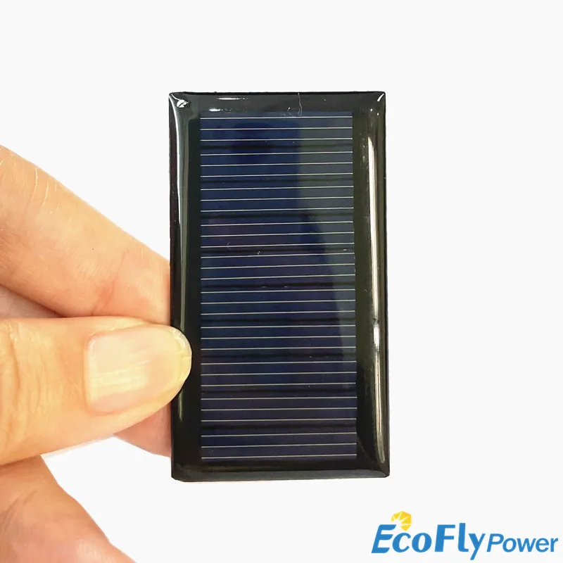 Mini Poly Solar Panel 2V 130MA for Mini Solar Panel Charging and Generating Electricity 58*38MM