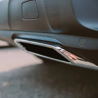 Para Peugeot 3008 II Allure Active 5008 2017-2022 silenciador de escape trasero colorido punta de salida cubierta de tubo embellecedor estilo de coche