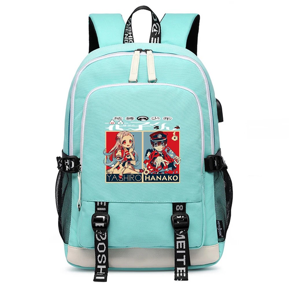 

Toilet-Bound Hanako-kun Pink School Bags Nene Yashiro Bookbag Large Women Backpack Travel Back Pack Cute Girls Laptop Bagpack