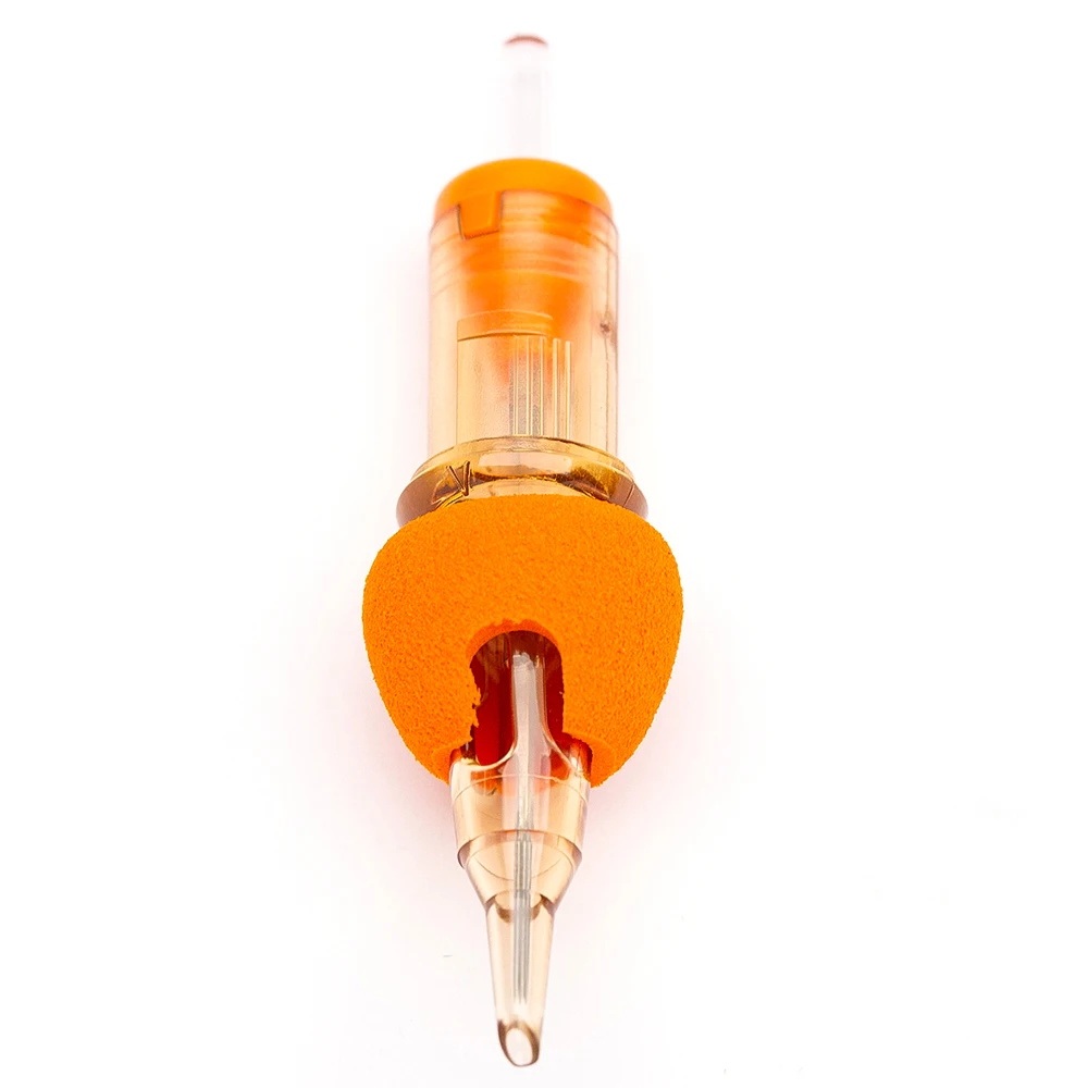 EZ V Select Patronennadel plus runde Shader-Nadeln für Rotationsmaschinen und Grifffinger, bequem, weniger Vibrationen, 16 Stück/Box – Detail 3