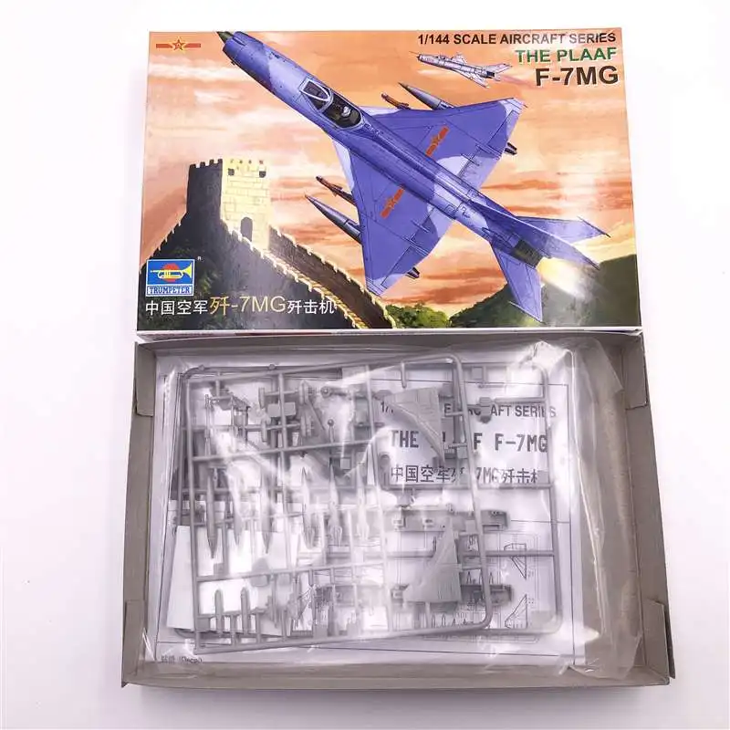 1:144 China Fighter -7MG Fighter Aircraft Assembled with Plastic Model Air Combat Aircraft