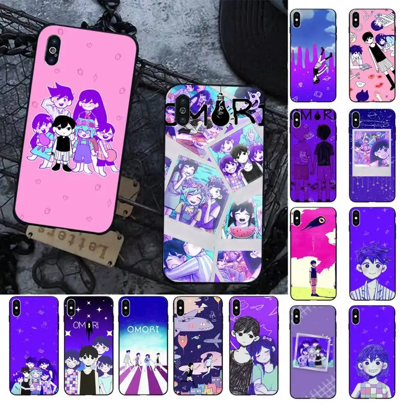 FHNBLJ Omori Phone Case for iPhone 11 12 13 mini pro XS MAX 8 7 6 6S Plus X 5S SE 2020 XR case