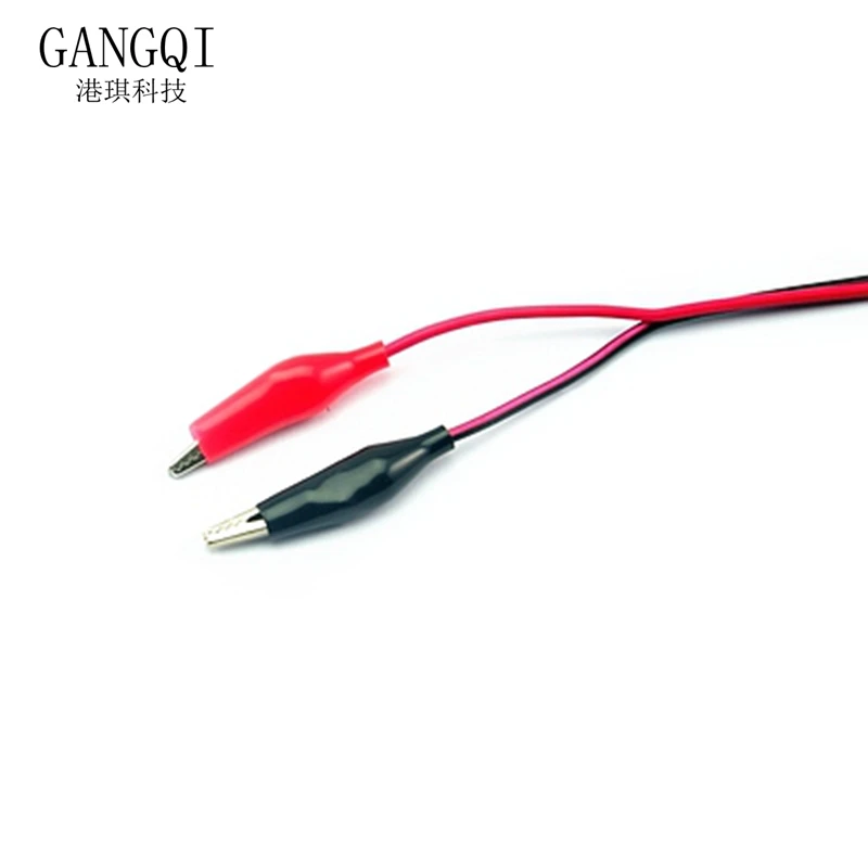 Wholesale 1Pcs 1meter Red and Black Alligator Testing Cord Lead Clip to Banana Plug for Multimeter Test