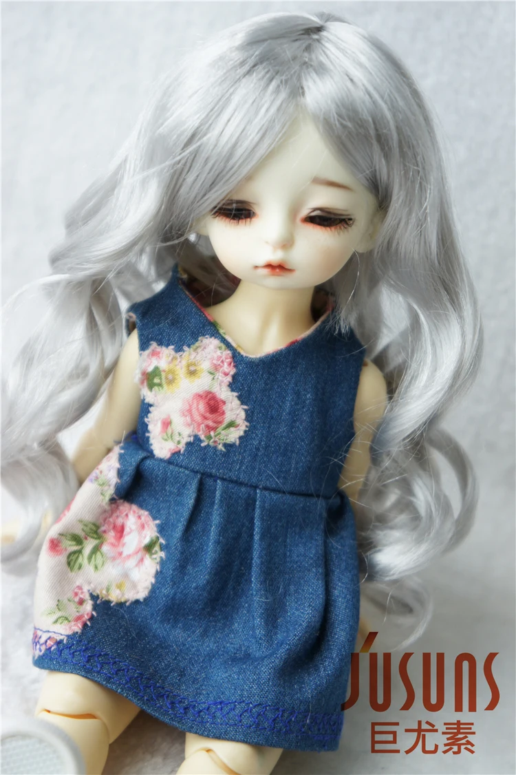 Jusuns JD154 1/8 OB11 1/6 1/4 1/3 Long Lady Wave Synthetic mohair BJD Wigs 6-7inch YOSD 7-8inch MSD 8-9inch SD Doll accessories