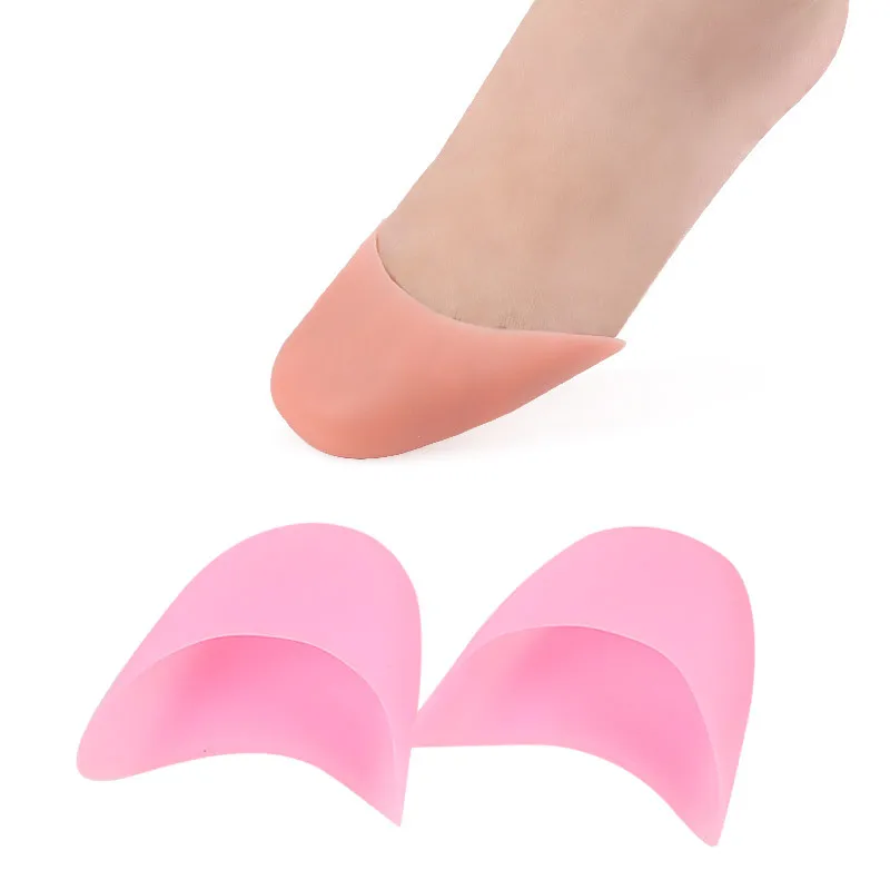 1 Pair Comfortable Ballet High Heel Tiptoe Sleeve Silicone Forefoot Insert Pain Relief Shoe Pads Gel Insole Toe Cover Foot Care