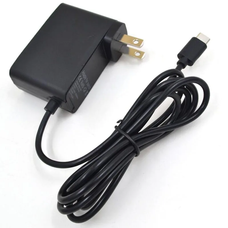 EU US Plug Home Travel Wall Charger Power Supply USB Type C AC Charging Adapter Cable For Nintendo Switch NS Oled/Lite Console