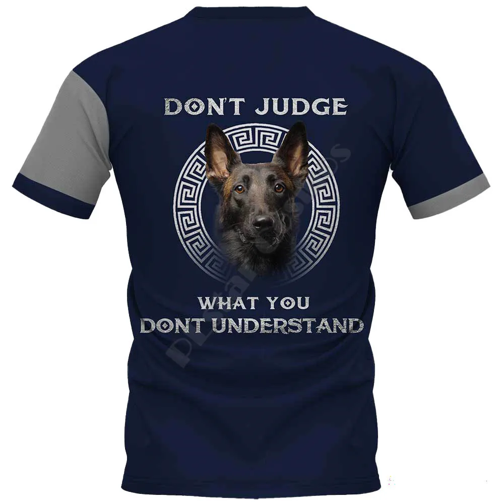 Malinois 3D Printed t shirts women for men Summer Casual Tees Short Sleeve T-shirts Funny Animals Short Sleeve 02