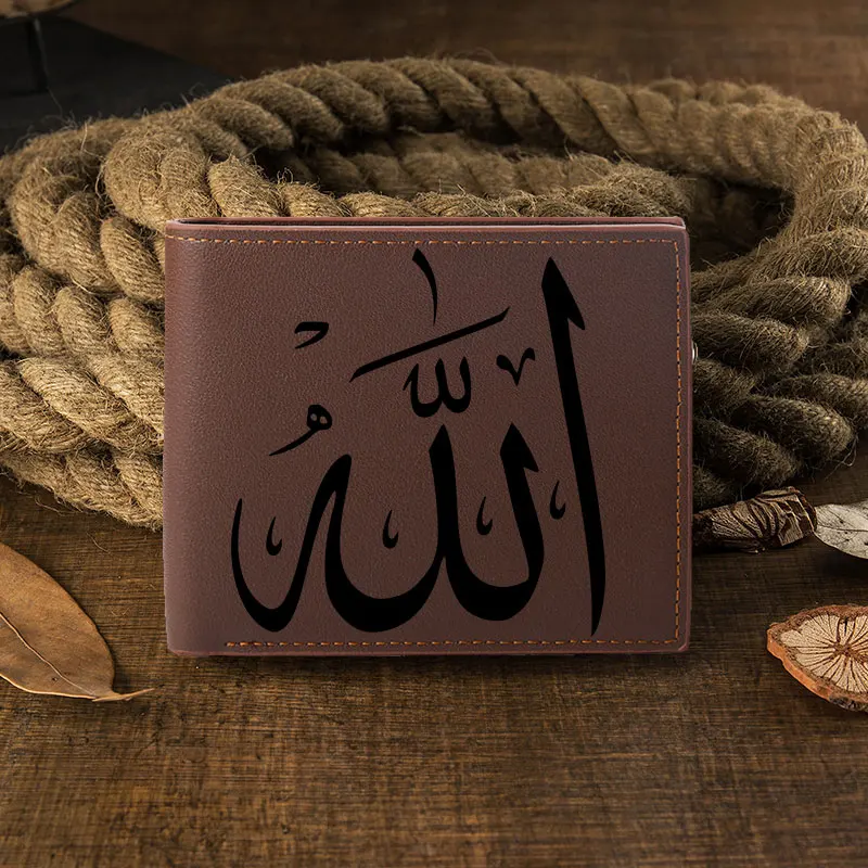 Vintage Card Wallet Wallets , Bro Men 's Wallets and Classic Best Islamic Gifts, Customized Copywriting. High Quality PU Leather