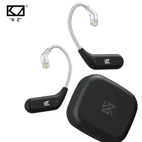 KZ AZ09 HD Bluetooth Ear Hook Headset Cable HIFI Wireless Upgrade Cable With Charging Case