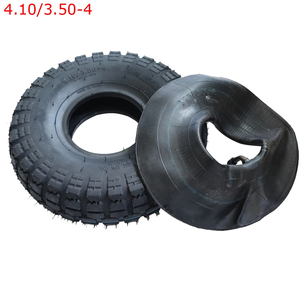 

Good Quality 4.10/3.50-4 Inner Outer Tyre 410/350-4 Pneumatic Wheel Tire for Electric Scooter, Trolley Accessories