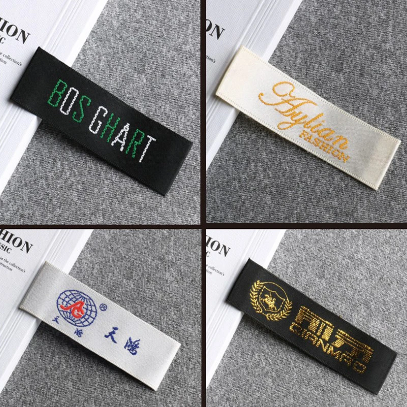 Custom Tags Garment Label Clothing Labels Woven Garment TagsWoven Labels For Clothing Cothing Labels Men's Women's Blazer Jacke