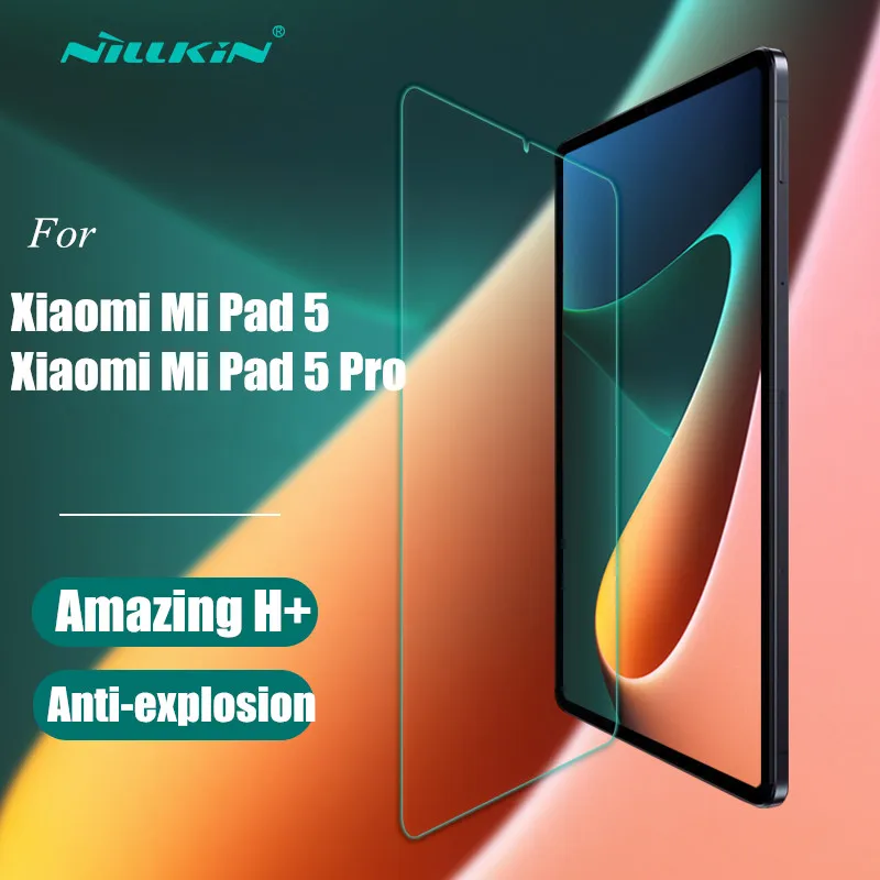 

Tempered Glass For New XiaoMi Mi Pad 5 Pro 11" 2021 Glass Screen Protector NILLKIN H+ Anti-Explosion Tempered Glass for Mi Pad 5