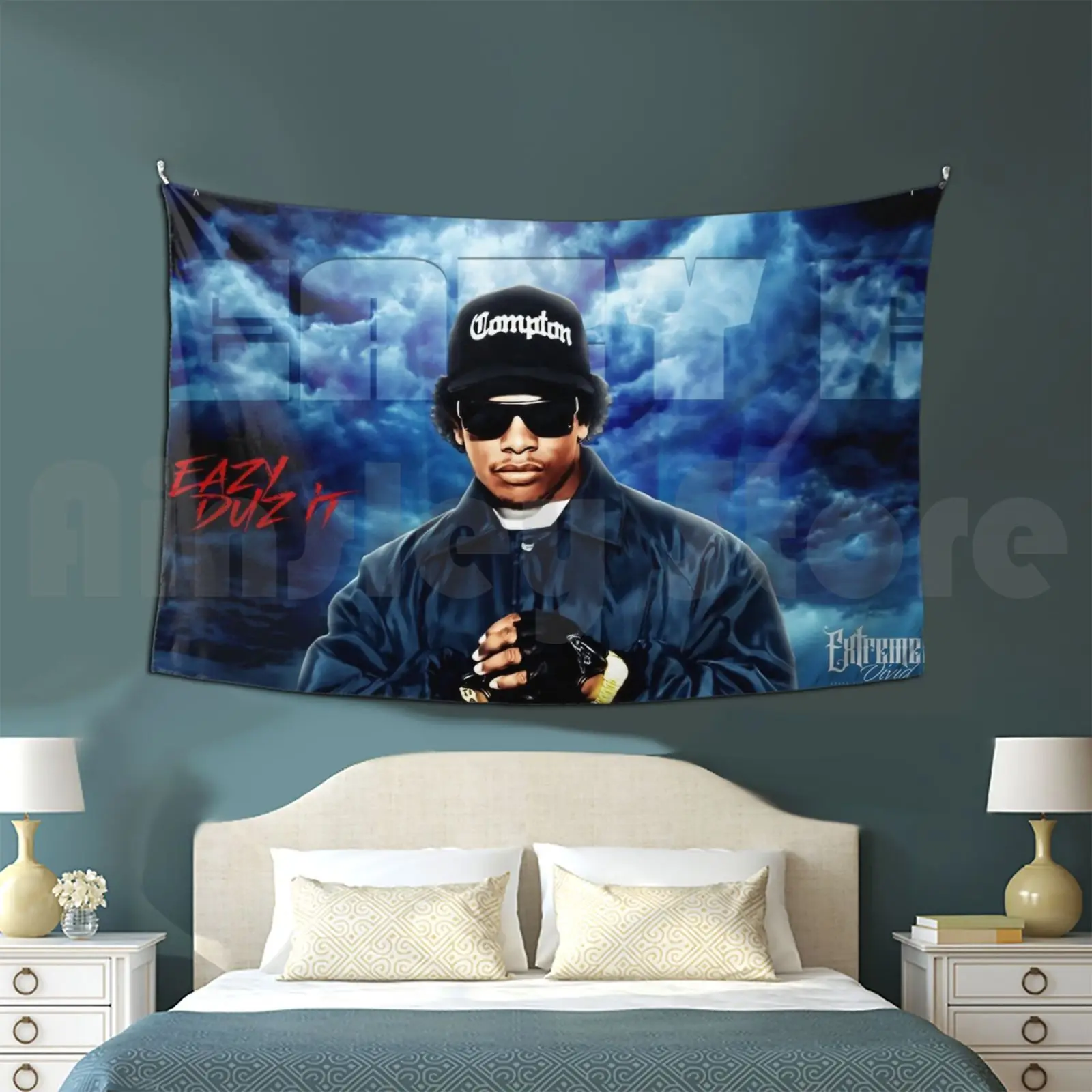 Eazy Duz It Tapestry غرفة المعيشة وغرفة النوم Easy E Ruthless West Coast Rap Nwa #1