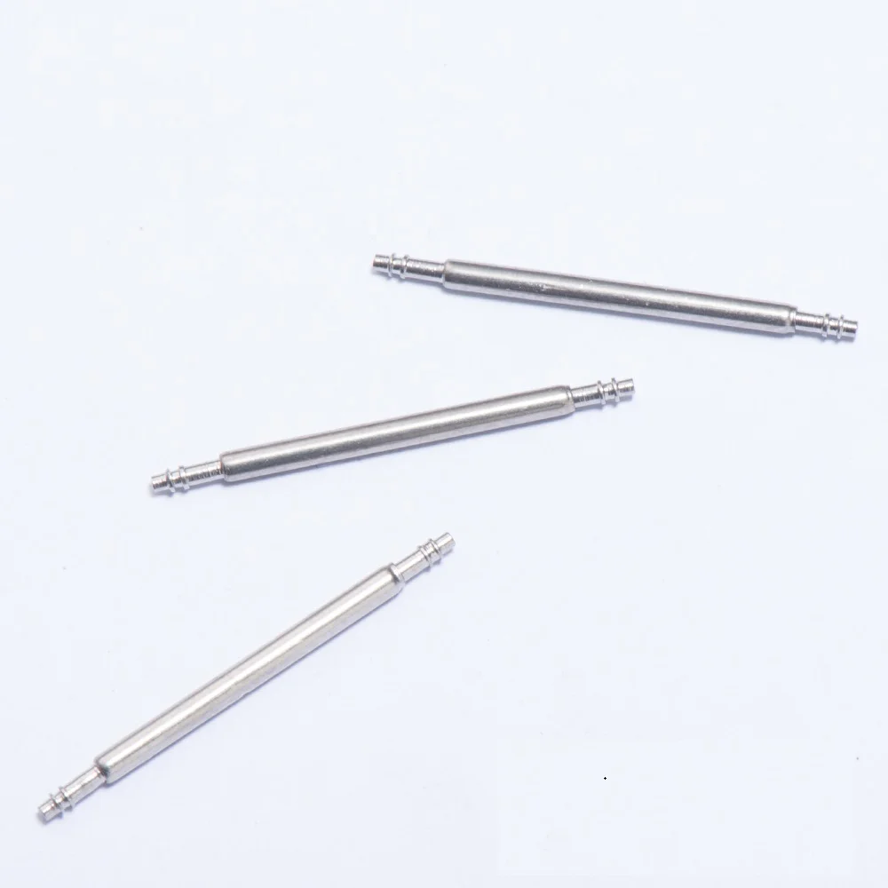 New 100pcs+1 tool Stainless Steel Spring Bar Link Pins Watch Band Strap Remover Silvery 12 14mm 16mm 18mm 20mm 22mm 24mm 26 28mm