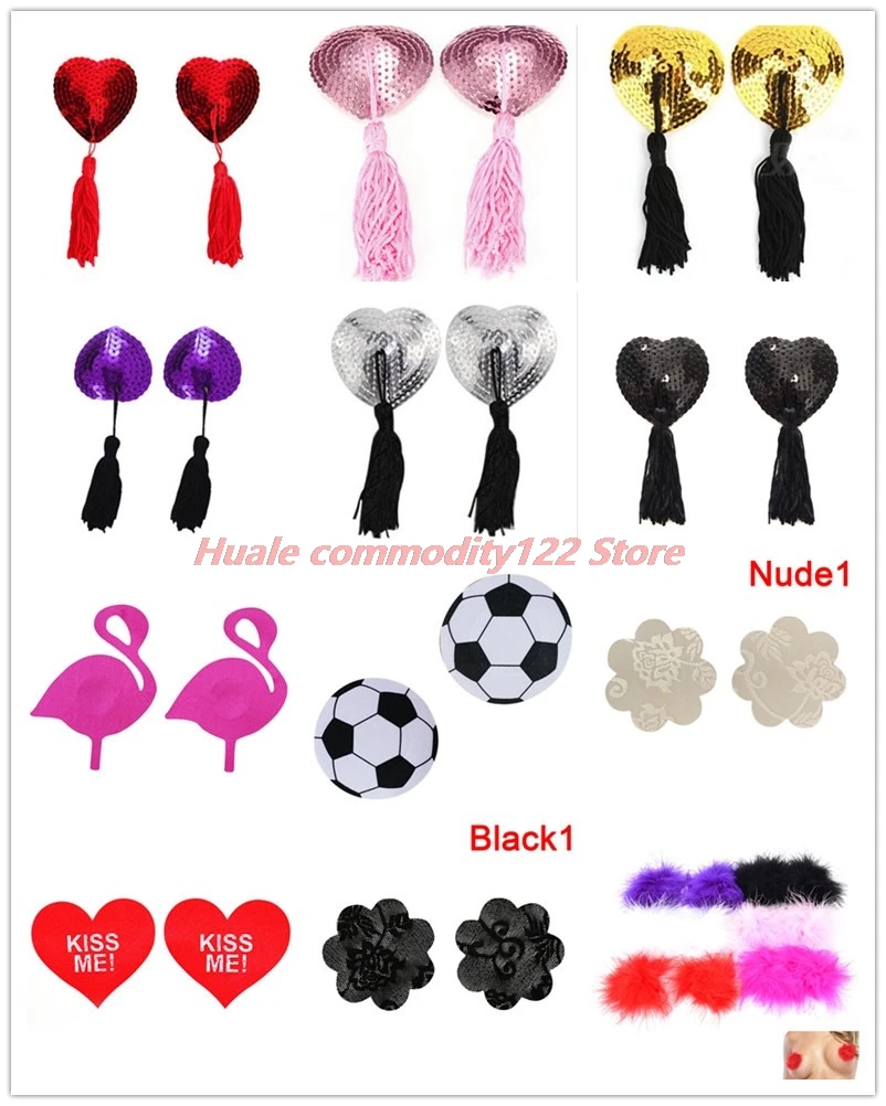 

Hot Wholesale Black Heart Shape Nipple Covers Pads Patches Self Adhesive Disposable Breast Sticker Sexy Nipple Cover Pads