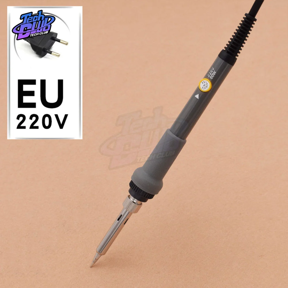 60W 220V Electric Soldering Iron Set Adjustable Temperature Welding Tools EU Plug Welding Equipment Tool