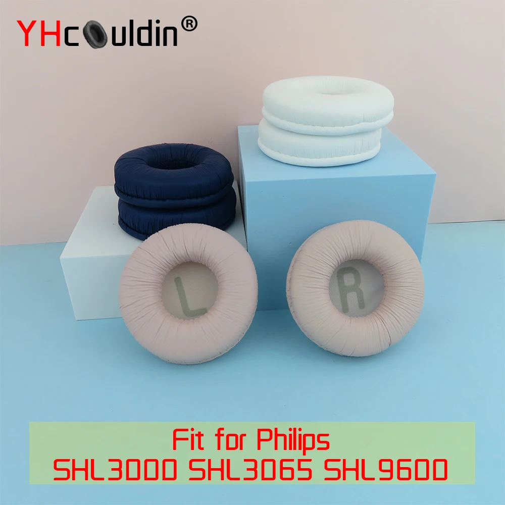 وسادات الأذن لشركة فيليبس SHL3000 SHL3065 SHL9600 سماعات الأذن وسائد يغطي PU استبدال وسادة الأذن
