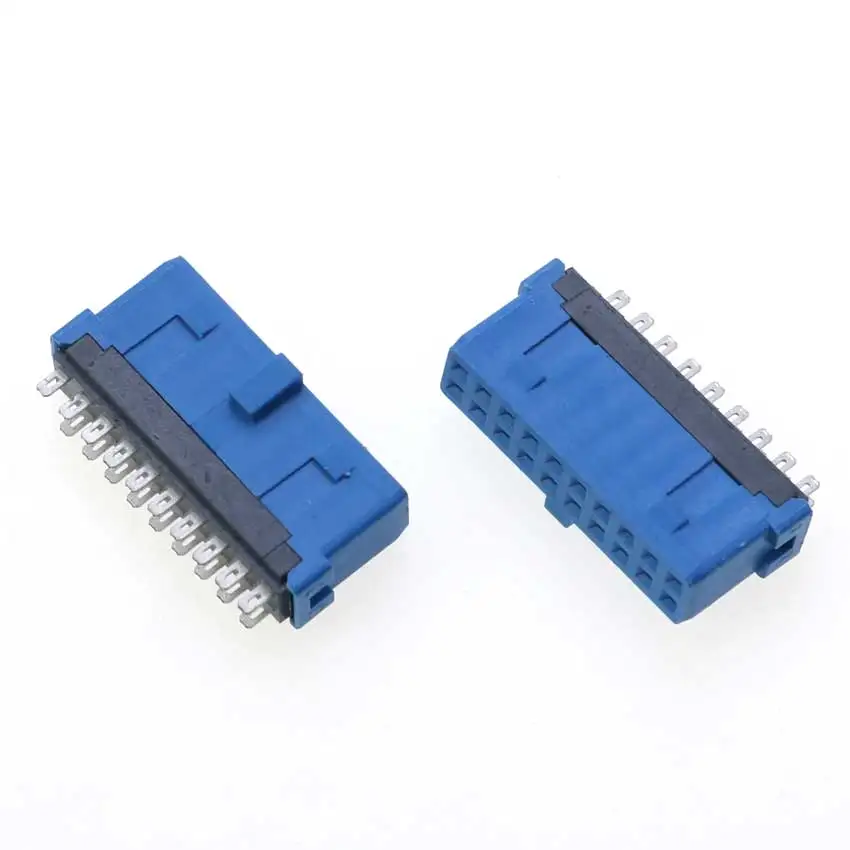 Cltgxdd 1pcs USB 3.0 19Pin 20Pin Male Female Connector 90/180 Degree Motherboard Chassisplugged Plate IDC 20 Pin Connector Socke