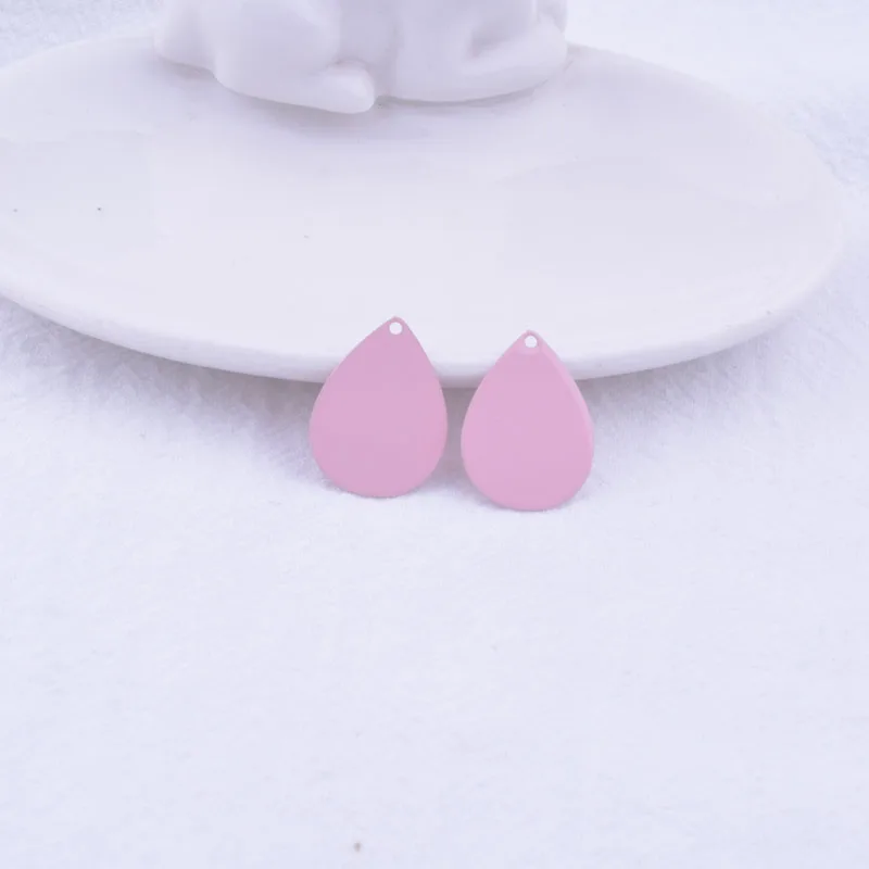 50 Stück AC11330 15*21mm Wassertropfen-Anhänger Schmuckzubehör für Ohrringe für Damen Bijoux – Detail 9