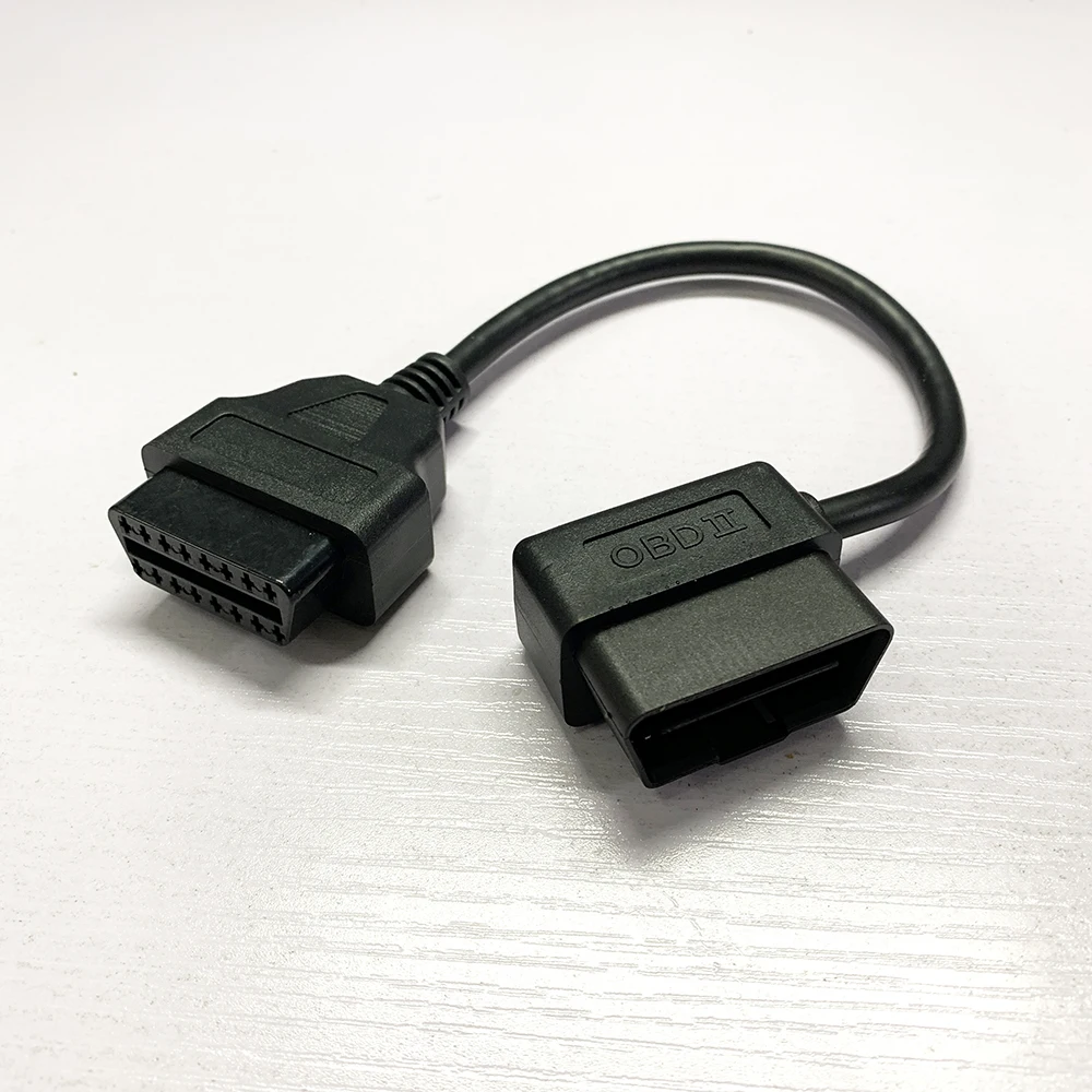 OBD2 extension cable 16pin 30 cm, OBD2 extension cable, diagnostic pad extension cable, OBD2 adapter cable