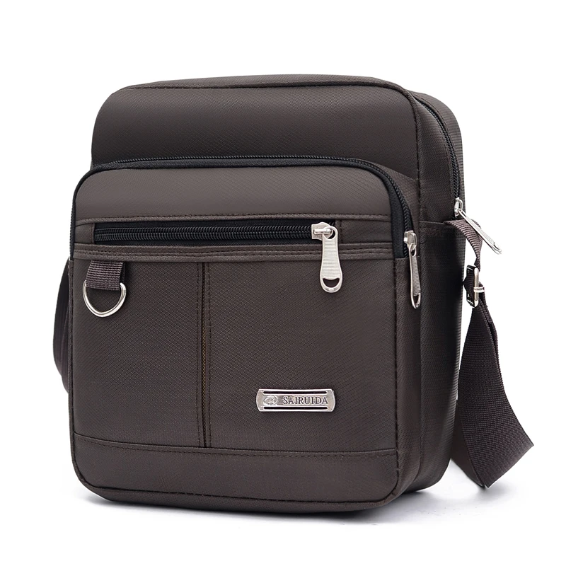 Moda adam Oxford askılı çanta rahat omuzdan askili çanta erkek Crossbody çanta erkek omuz iş çantası erkekler için açık seyahat çantası