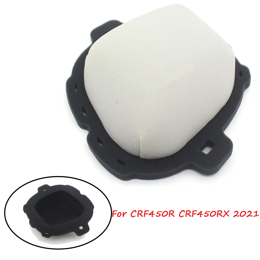 

Motorcycle Air Intake Filter Sponge Air Filter Foam Cleaner For Honda CRF450R CRF450RX CRF450 R/RX 2021