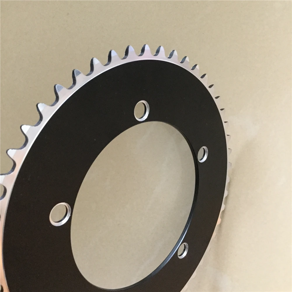 Fixed Gear Chain Ring 42T 44T 46T 48T 50T 52T 53T 130 BCD Bicycle Chainring Track Bike Chainwheel Fixie Single Speed 1/8\