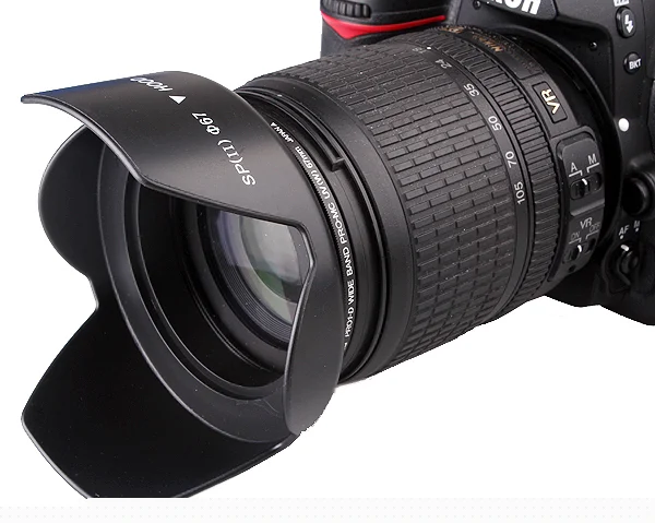 캐논 800D용 58mm 스크류 인 플라워 렌즈 후드 추천 및 평가