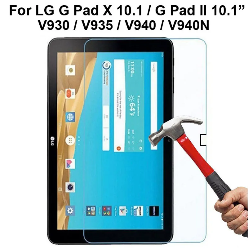 Screen Protector For LG G Pad X 10.1 inch V930 tempered glass film G Pad 2 10.1