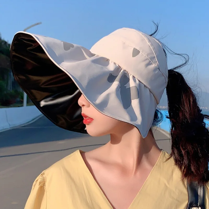 Fisherman Hat Summer Han Edition New Outdoor Leisure Women's Color Bowknot Beach Sun Hat Is Prevented Bask In Face