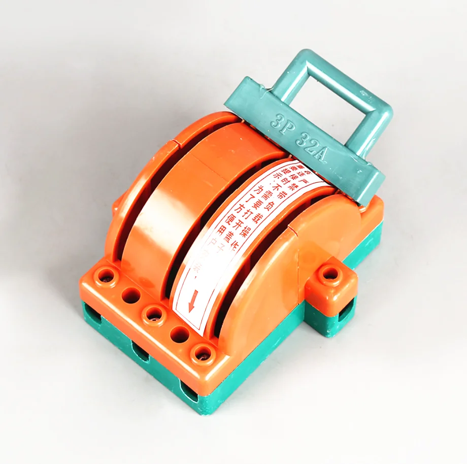 1PCS Heavy Duty 2P 3P 4P 32A 60A 100A Double Throw  Safety Knife Blade Disconnect Switches