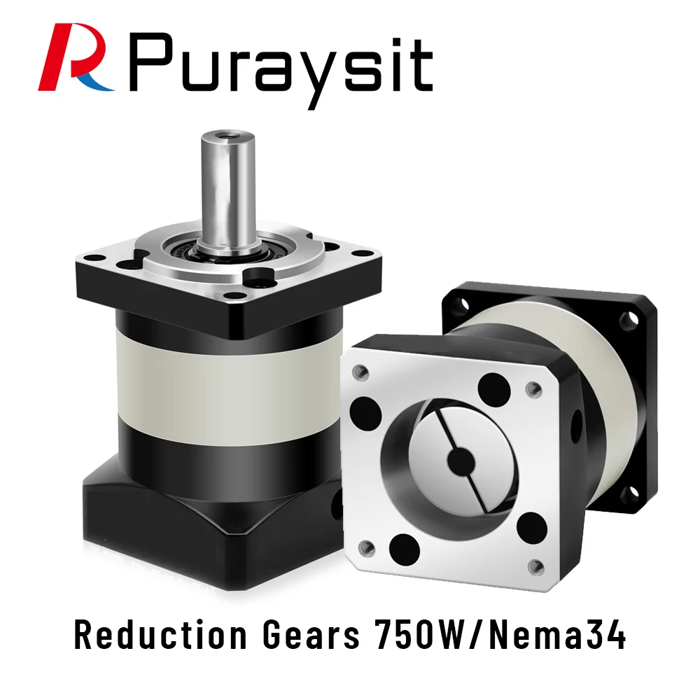 Puraysit Precision Planetary Reducer PLF90 Suitable for 750W Servo Motor Reducer 86 Stepper Motor Gearbox