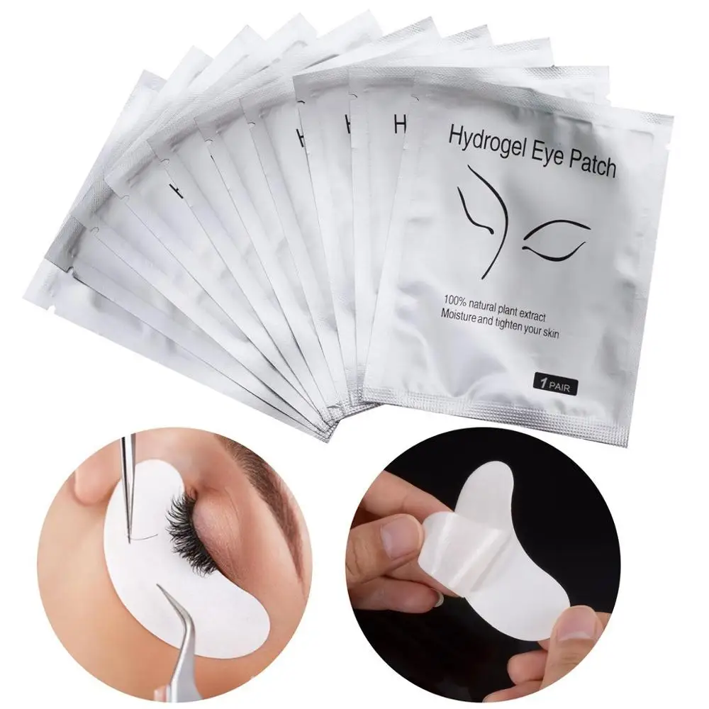 NEWCOME – coussinets de Gel pour les yeux, autocollants en papier Hydrogels, pour Extension de cils, enveloppes sous les yeux, patchs, outils de maquillage