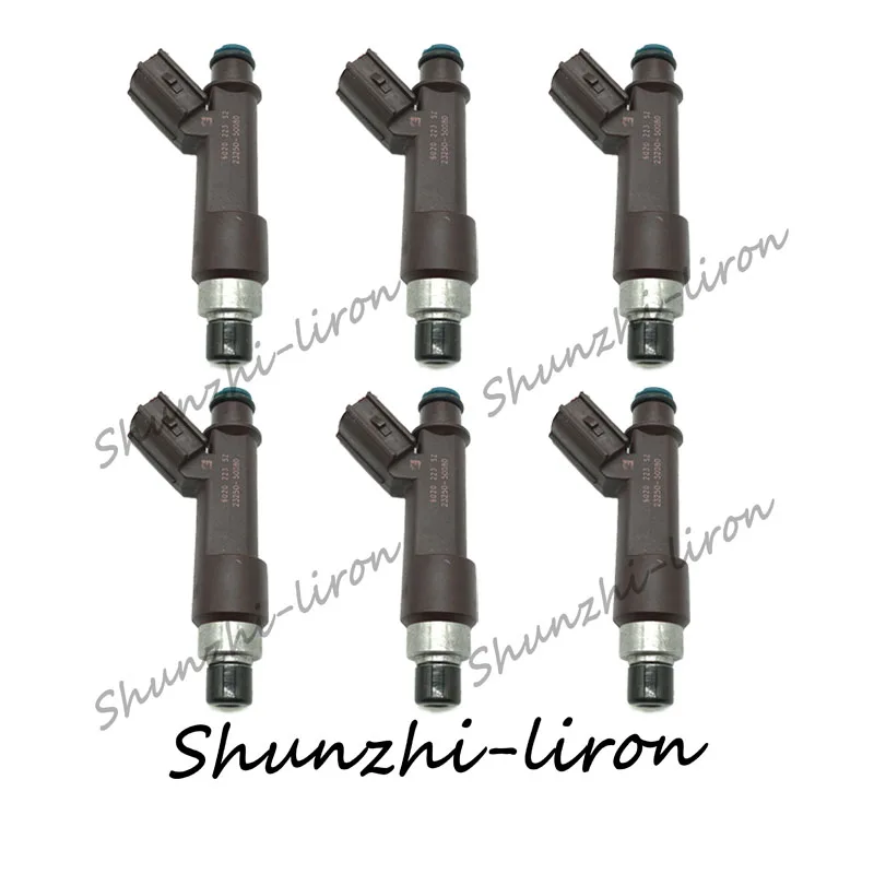 

6pcs Fuel Injector Nozzle For Toyota 4Runner Land Cruiser Sequoia Tundra OEM:23250-50080 23209-50080 2325050080 2320950080