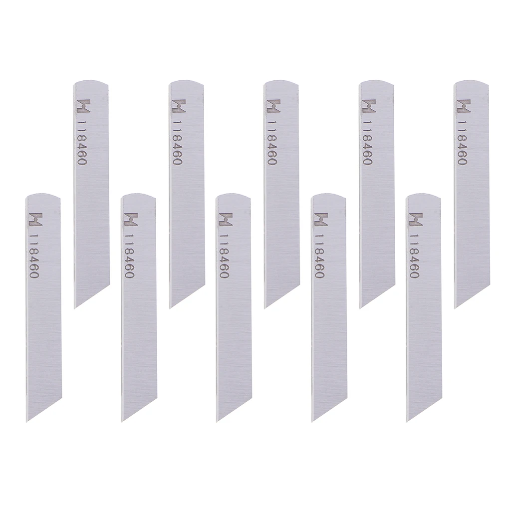 10Pieces Lower Knife 118-46003 for Industrial Overlock Machines Spare Part