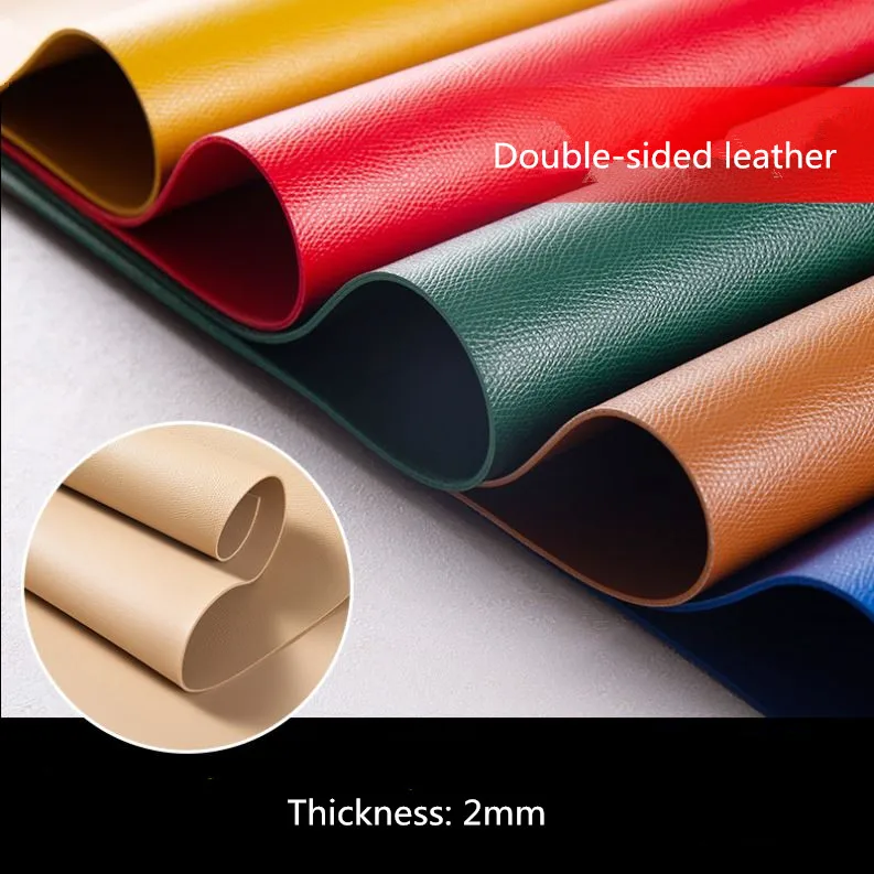 New arrival high quality 50x138cm PU leather fabric Faux Leather Fabric for Sewing, 2mm Thick artificial leather