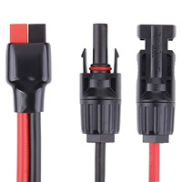 Solar Power Adapter Cable Connector Male Female for Goal Zero Yeti, Suaoki, Renogy Portable Solar Generator Station Kits 10AWG